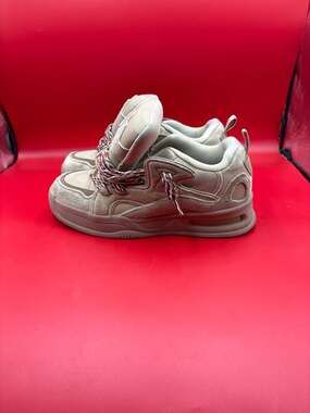 Zara Multi-Piece Fat Lace Skate Sneakers Beige Tan